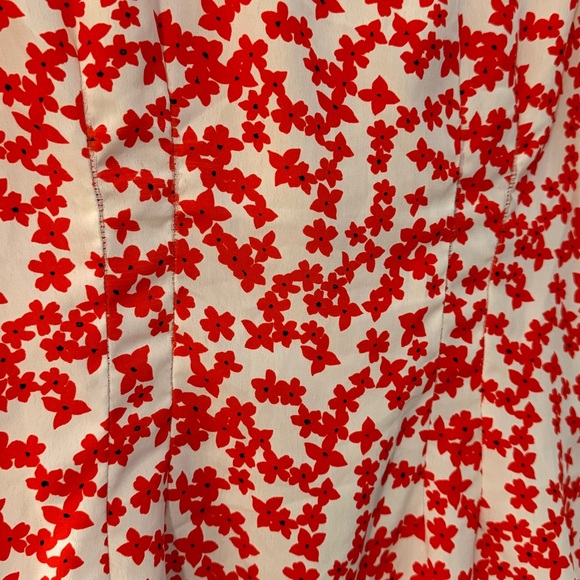 TOPSHOP tie front floral blouse - Picture 9 of 9